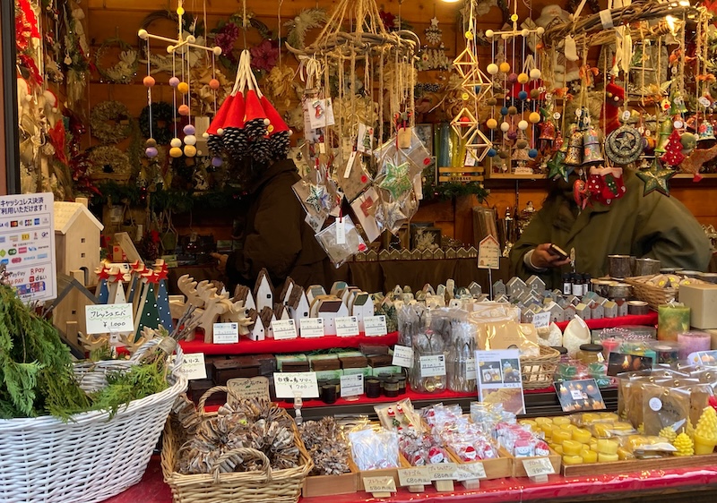 ミュンヘンクリスマス市の屋台